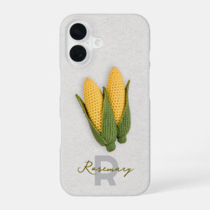 Funda Para iPhone 16 Jardín de la elegante abuela Crochet moderno nombr