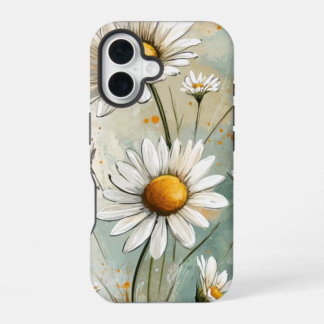 Funda Para iPhone 16 Jardín de trabajo en mosaico - Estuche para teléfo (Reverso )