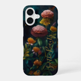 Funda Para iPhone 16 Jardín Nocturno Encantado Paisaje de Sueños Celest
