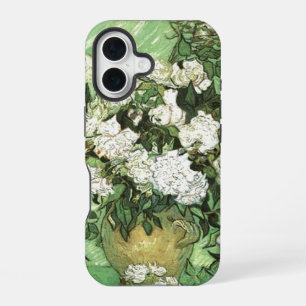 Funda Para iPhone 16 Jarrón con Rosas - Pintura de Van Gogh Arte