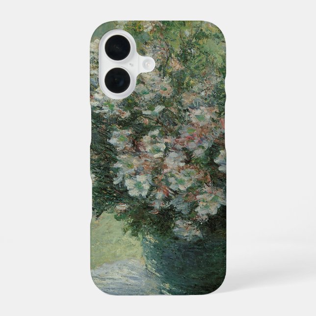 Funda Para iPhone 16 Jarrón de flores de Claude Monet (Reverso )
