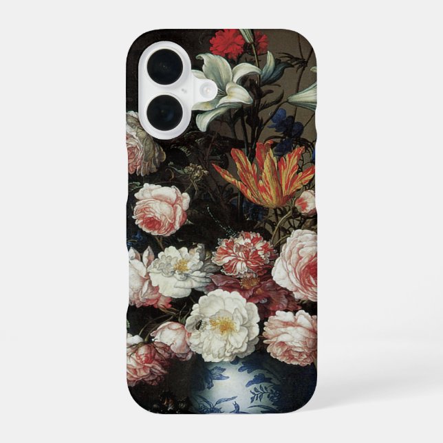 Funda Para iPhone 16 Jarrón de flores junto a una ventana, Balthasar va (Reverso )