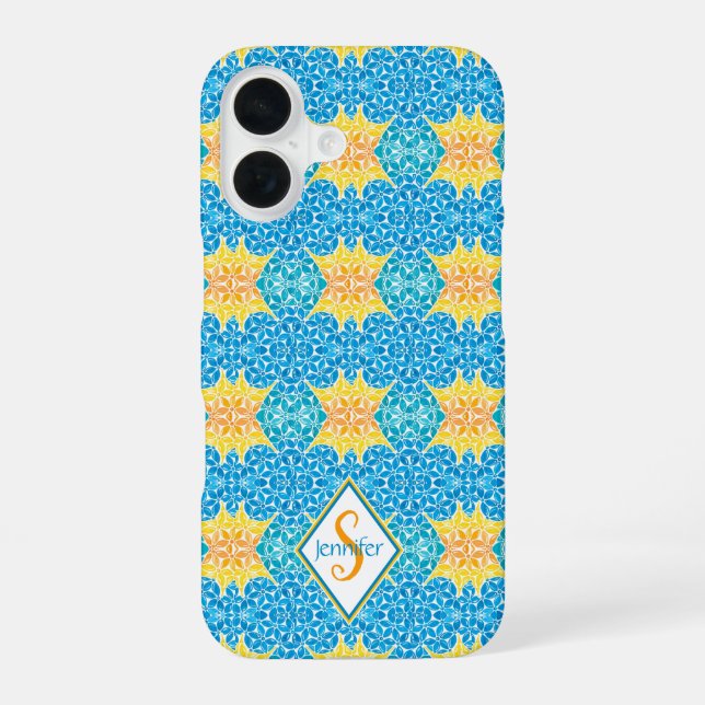 Funda Para iPhone 16 Jen Mosaic IPhone Case (Reverso )