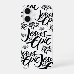 Funda Para iPhone 16 Jesús es ÉPICO - Dejando caligrafía cristiana