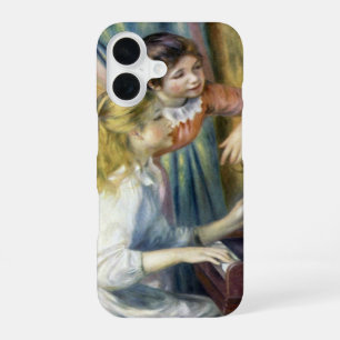 Funda Para iPhone 16 Jóvenes muchachas en el piano de Pierre Renoir