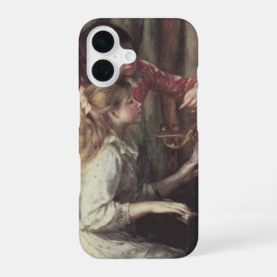 Funda Para iPhone 16 Jóvenes muchachas en el piano de Pierre Renoir