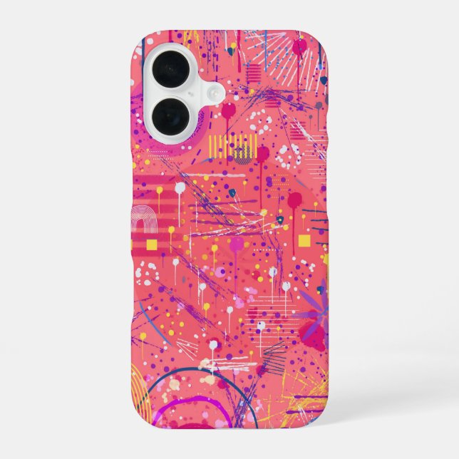Funda Para iPhone 16 Jubilation: Maximalist Art (Reverso )