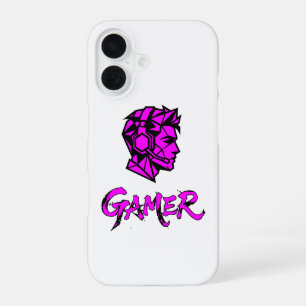 Funda Para iPhone 16 Jugador Geométrico Rosa Genial