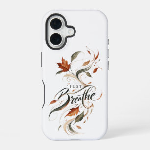 Funda para iPhone 16 Just Breathe Fall Leaf