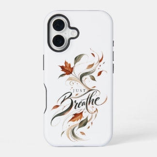 Funda para iPhone 16 Just Breathe Fall Leaf