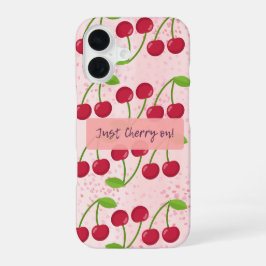 Funda Para iPhone 16 Just Cherry on!