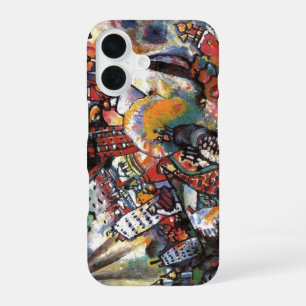 Funda Para iPhone 16 Kandinsky Paisaje urbano de Moscú I Arte abstracto