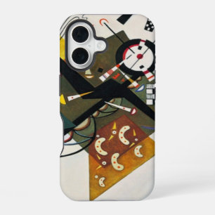 Funda Para iPhone 16 Kandinsky Sobre La Pintura De Dos Abstractos Blanc