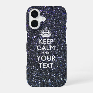 Funda Para iPhone 16 KEEP CALM Personalizado Y Tu Texto