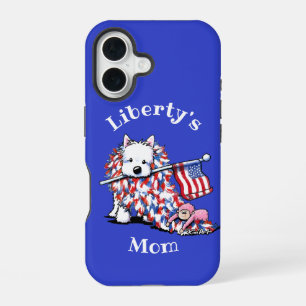 Funda Para iPhone 16 KiniArt Liberty Westie