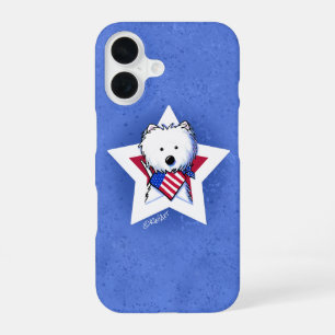 Funda Para iPhone 16 KiniArt Star Lunares Westie