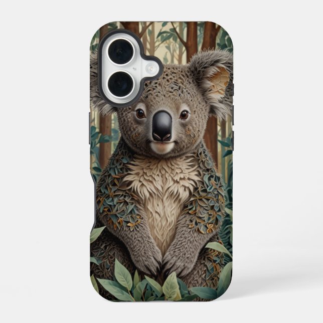 Funda Para iPhone 16 Koala Bear (Reverso )