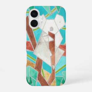 Funda Para iPhone 16 Koala en árbol Arte abstracto original