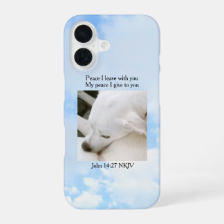 Funda Para iPhone 16 La Biblia de la Paz Verse Una Foto Cielo Azul Suav
