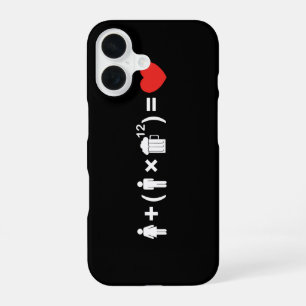 Funda Para iPhone 16 La ecuación del amor para hombres