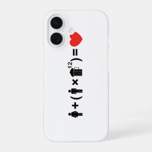 Funda Para iPhone 16 La ecuación del amor para hombres