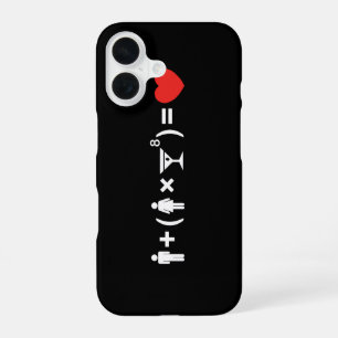 Funda Para iPhone 16 La ecuación del amor para mujeres
