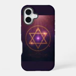 Funda Para iPhone 16 La Estrella Cósmica de Equilibrio Iluminado