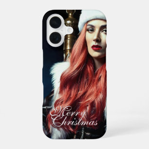 Funda Para iPhone 16 La hermana más caliente de Santa - Feliz Navidad 0