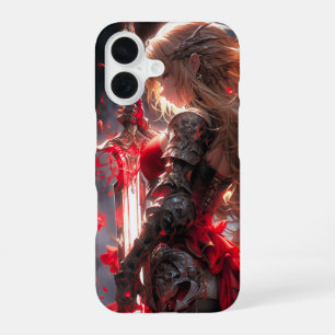 Funda Para iPhone 16 La Hoja Elegida del Cielo   Anime Guerrera Valkiri