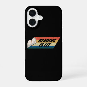 Funda Para iPhone 16 La lectura es genial - Libros de lectura vintage r