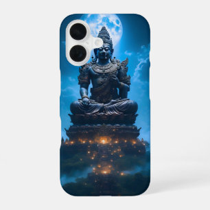 Funda Para iPhone 16 La Luz de la Luna Llena del Buda