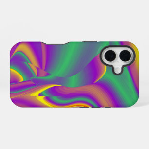 Funda Para iPhone 16 La magia de los colores abstracta el arte pluviomé