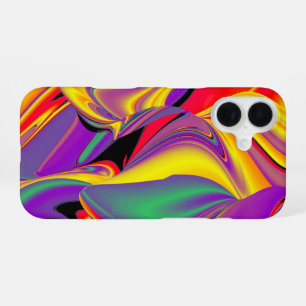 Funda Para iPhone 16 La Magia de los Colores Abstracto 3D Rainbowart