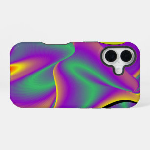 Funda Para iPhone 16 La Magia de los Colores Abstracto 3D Rainbowart