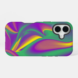 Funda Para iPhone 16 La Magia de los Colores Abstracto Arcoíris 3D