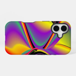 Funda Para iPhone 16 La Magia de los Colores Abstracto Arcoíris 3D