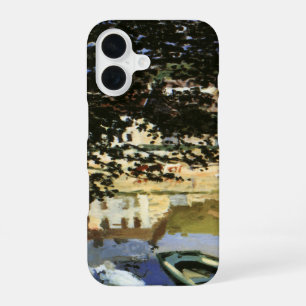 Funda Para iPhone 16 La orilla del Sena, Bennecourt de Claude Monet