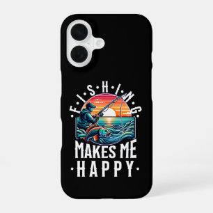 Funda Para iPhone 16 La Pesca Me Hace Feliz