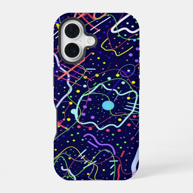 Funda Para iPhone 16 La vida en el espacio (Reverso )