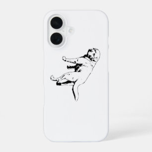 Funda Para iPhone 16 Laboratorio mínimo, ojos sobre el hombro