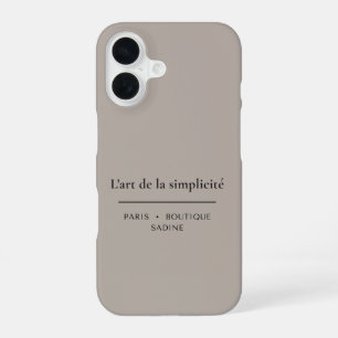 Funda Para iPhone 16 L'art de la Simplicité Funda de iPhone de Piedra C