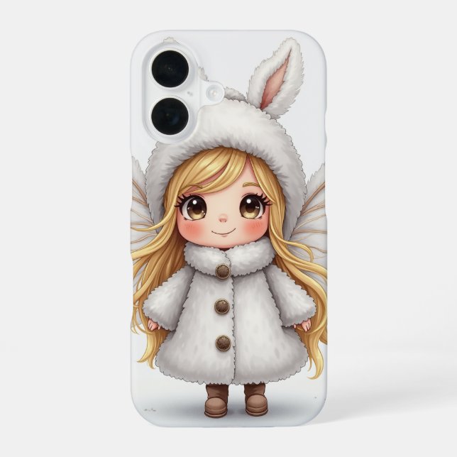 Funda Para iPhone 16 Las fundas de iPhone de hadas lindas (Reverso )