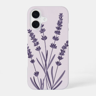 Funda Para iPhone 16 Lavanda Estilizada Vintage