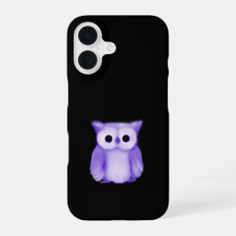 Funda Para iPhone 16 Lechuza púrpura