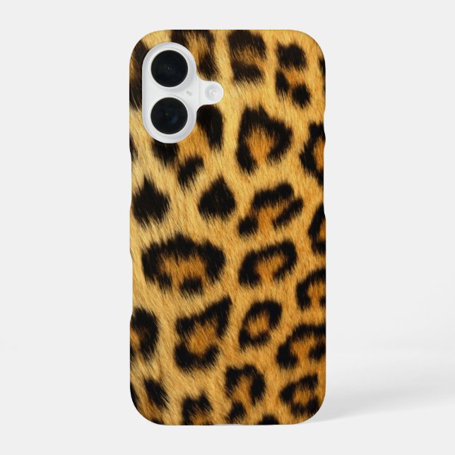 Funda Para iPhone 16 Leopardo (Reverso )