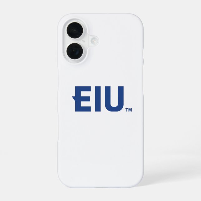 Funda Para iPhone 16 Letra de bloque de EIU (Reverso )