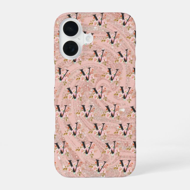 Funda Para iPhone 16 Letra V (Reverso )