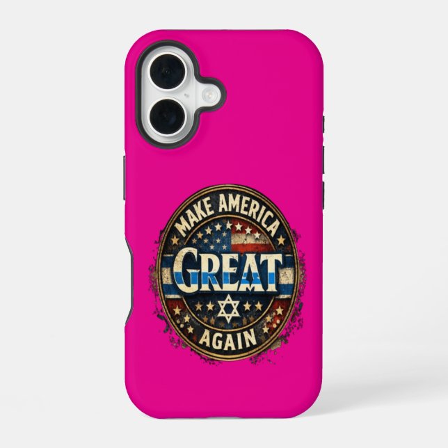 Funda Para iPhone 16 Let's make America great again (Reverso )