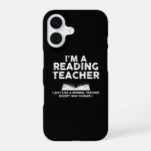 Funda Para iPhone 16 Leyendo profesor - Soy un profesor de lectura