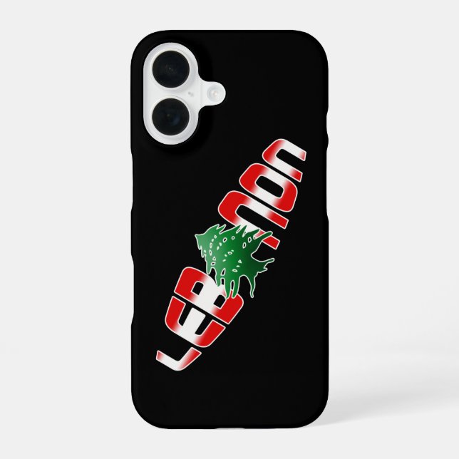 Funda Para iPhone 16 Líbano (Reverso )